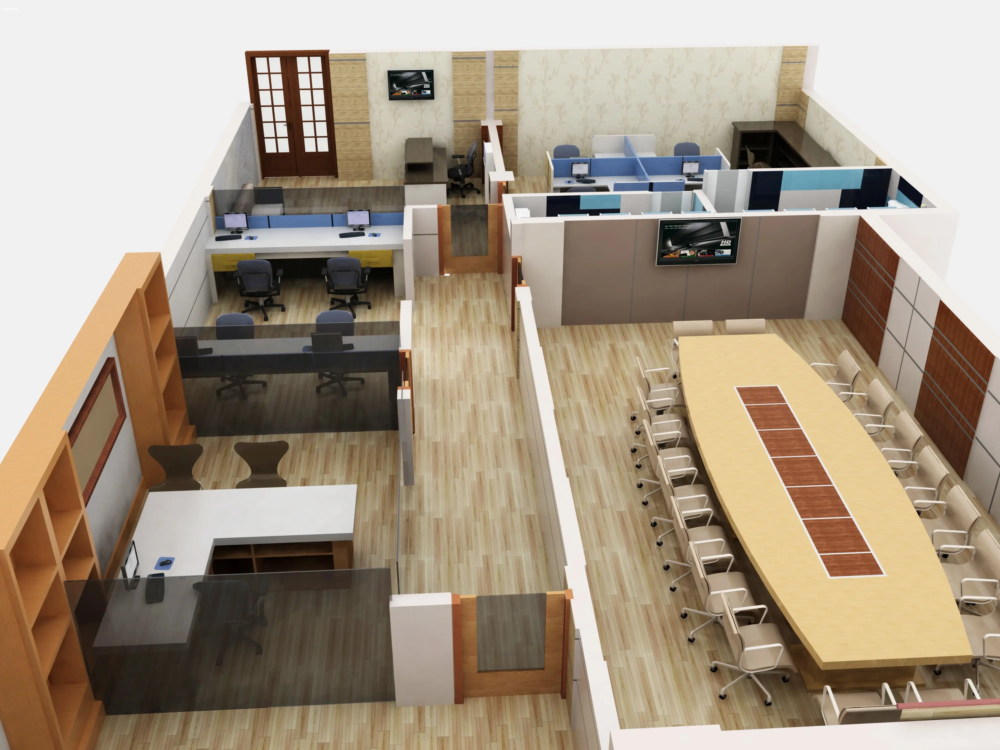 Plan 3D Agencement Design
